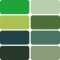 RAL Grüntöne Farben Lacke