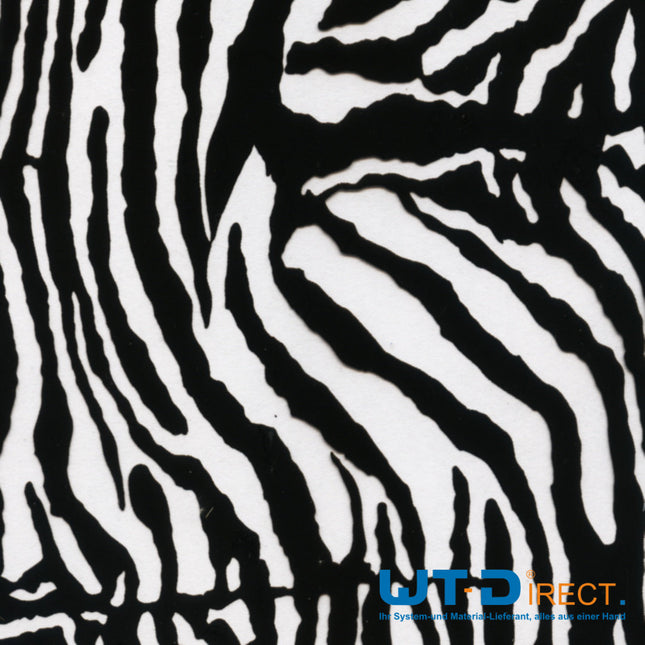 Wassertransferdruck Folie Zebra Muster mit Braun I-100