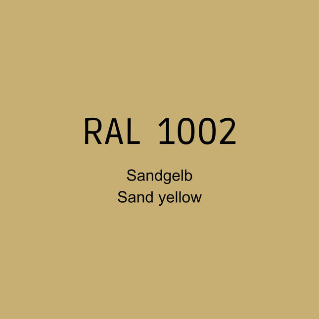 RAL 1002 Sandgelb in 1K Lack