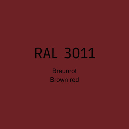RAL 3009 Oxidrot in 1K Lack