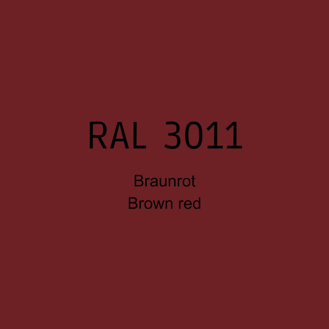 RAL 3009 Oxidrot in 1K Lack