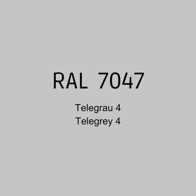 RAL 7047 Telegrau-4 in 1K Lack