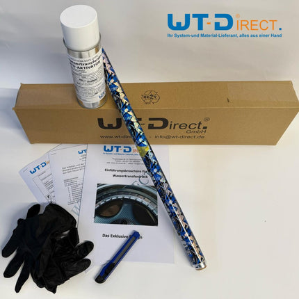 Wassertransferdruck Folie US Flags in Blau/Roten WT-1709