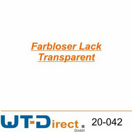 Base Coat Farblos hochwertiger 1K Lack für Metall und Holz