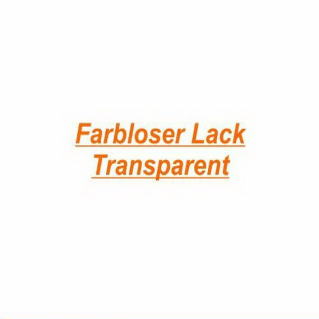 Base Coat Farblos hochwertiger 1K Lack für Metall und Holz