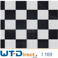 Zielflagge Schwarz Weiß Design I-169