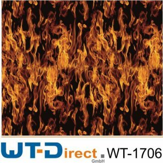 Flammen Design WT-1706 Wassertransferdruckfilm
