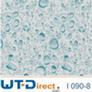 Wassertropfen Blau I-090-8 Wassertransferdruckfilm