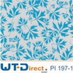 Flower Blau 2 Design PI-197-1 Wassertransferdruckfilm