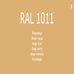 Farbe - Lack RAL 1011 Braunbeige 1-K Base Coat