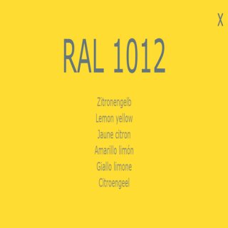 Farbe Lack RAL 1012 Zitronengelb