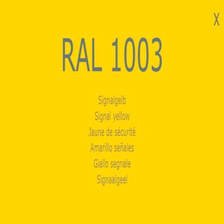 1-K Base Coat RAL 1003 Signalgelb 1 Liter