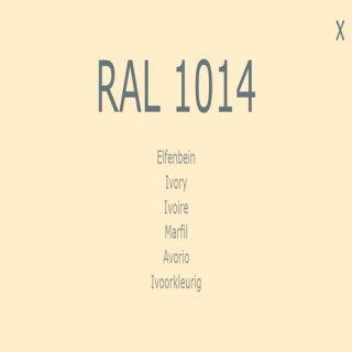 1-K Base Coat RAL 1014 Elfenbein