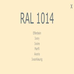 Farbe - Lack RAL 1014 Elfenbein 1-K Base Coat