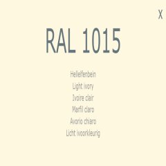 Farbe Lack RAL 1015 Hellelfenbein