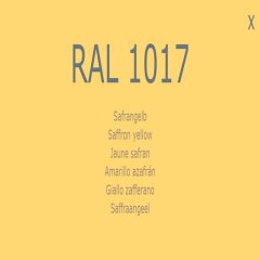 Farbe - Lack RAL 1017 Safrangelb 1-K Base Coat