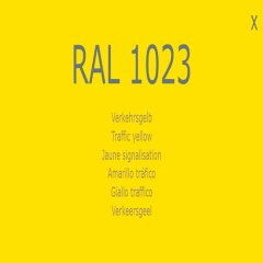 Farbe - Lack RAL 1023 Verkehrsgelb 1-K Base Coat