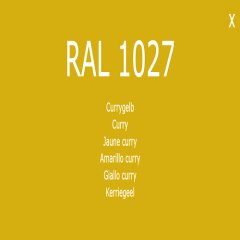 1-K Base Coat RAL 1027 Currygelb