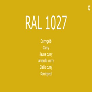 1-K Base Coat RAL 1027 Currygelb 2,5 Liter