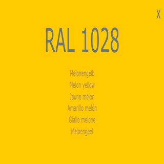 1-K Base Coat RAL 1028 Melonengelb