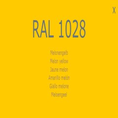 Farbe Lack RAL 1028 Melonengelb