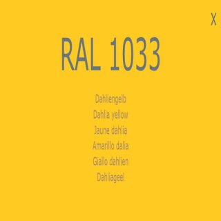Farbe Lack RAL 1033 Dahliengelb
