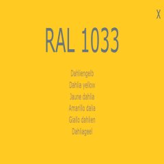 1-K Base Coat RAL 1033 Dahliengelb
