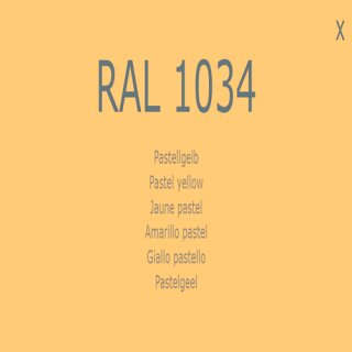 Farbe - Lack RAL 1034 Pastellgelb1-K Base Coat