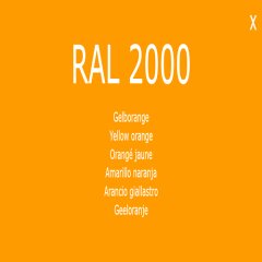 Farbe - Lack RAL 2000 Gelborange 1-K Base Coat