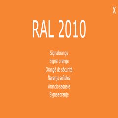 Farbe - Lack RAL 2010 Signalorange 1-K Base Coat