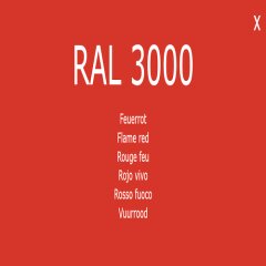 1-K Base Coat RAL 3000 Feuerrot