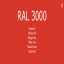 Farbe - Lack RAL 3000 Feuerrot 1-K Base Coat