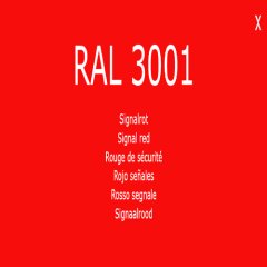Farbe Lack RAL 3001 Signalrot