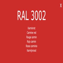 Farbe - Lack RAL 3002 Kaminrot 1-K Base Coat