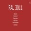Farbe - Lack RAL 3011 Braunrot 1-K Base Coat