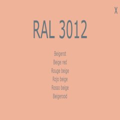 Farbe - Lack RAL 3012 Beigerot 1-K Base Coat
