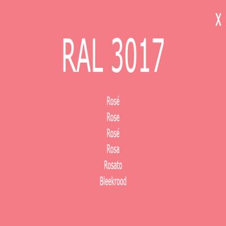 1-K Base Coat RAL 3017 Rose 2,5 Liter