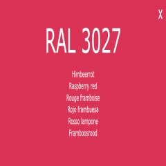 Farbe - Lack RAL 3027 Himbeerrot 1-K Base Coat