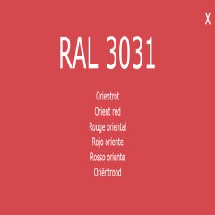 1-K Base Coat RAL 3031 Orientrot