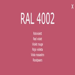 1-K Base Coat RAL 4002 Rotviolett