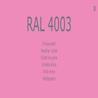 Farbe - Lack RAL 4003 Erikaviolett 1-K Base Coat