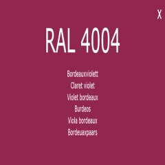 Farbe - Lack RAL 4004 Bordeauxviolett 1-K Base Coat