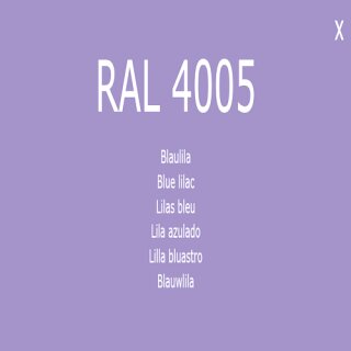 1-K Base Coat RAL 4005 Blaulila