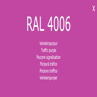 1-K Base Coat RAL 4006 Verkehrspurpur