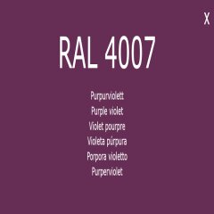 Farbe - Lack RAL 4007 Purpurviolett 1-K Base Coat