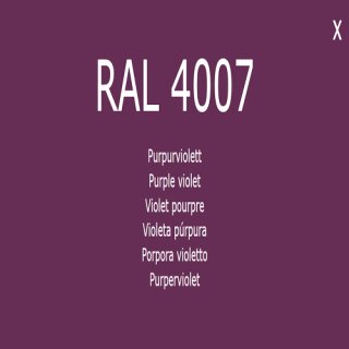 1-K Base Coat RAL 4007 Purpurviolett 2,5 Liter