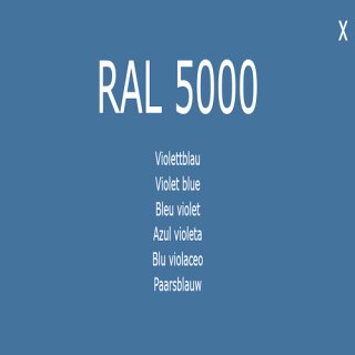1-K Base Coat RAL 5000 Violettblau