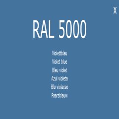 Farbe - Lack RAL 5000 Violettblau 1-K Base Coat