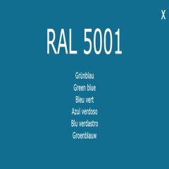 1-K Base Coat RAL 5001 Gr&uuml;nblau