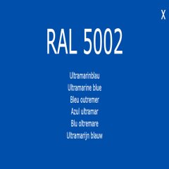 1-K Base Coat RAL 5002 Ultramarinblau 2,5 Liter
